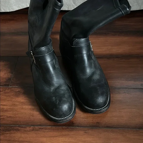 Chippewa Men's Black Leather Boots - Picture 2 of 11